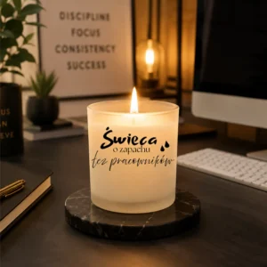 Alternative view of Świeca o zapachu łez pracowników - humorystyczny prezent