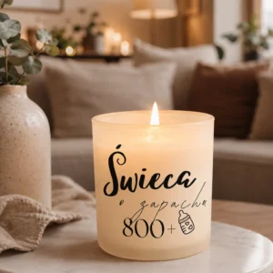 Alternative view of Świeca o zapachu 800+ prezent na Baby Shower | AYORN