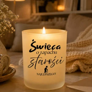 Alternative view of Świeca o zapachu starości - świeca na prezent na urodziny