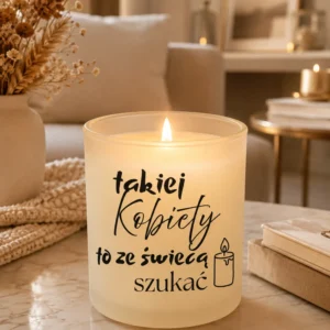 Alternative view of Świeca takiej Kobiety to ze świecą szukać - prezent | AYORN